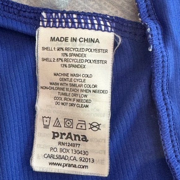 PRANA lightweight RACERBACK Yoga/Fitness TANK TOP, Size L - Picture 4 of 5